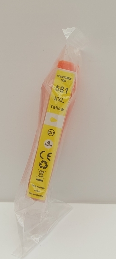 Tintenpatrone komplatibel zu Canon CLI 581 CY cyan-11,7ml statt 8,3ml im Original