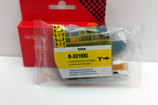 Alternative Tintenpatrone yellow ersetzt Brother LC-3219XL -bulk 52 ml.