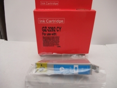 Tintenpatrone kompatibel zu Epson cyan/ T0 712 - 12 ml Dulin®